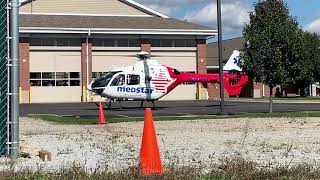 Eurocopter EC-135 startup and takeoff