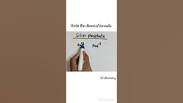 chemical formula of silver phosphate l silver phosphate chemical formula l Ag3po4 chemical name l