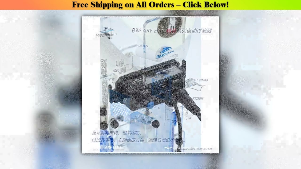 Bubble Magus ARF Elite 2025 New Version Automatic Roller Filter Aquarium Fish Tank Auto Fleece