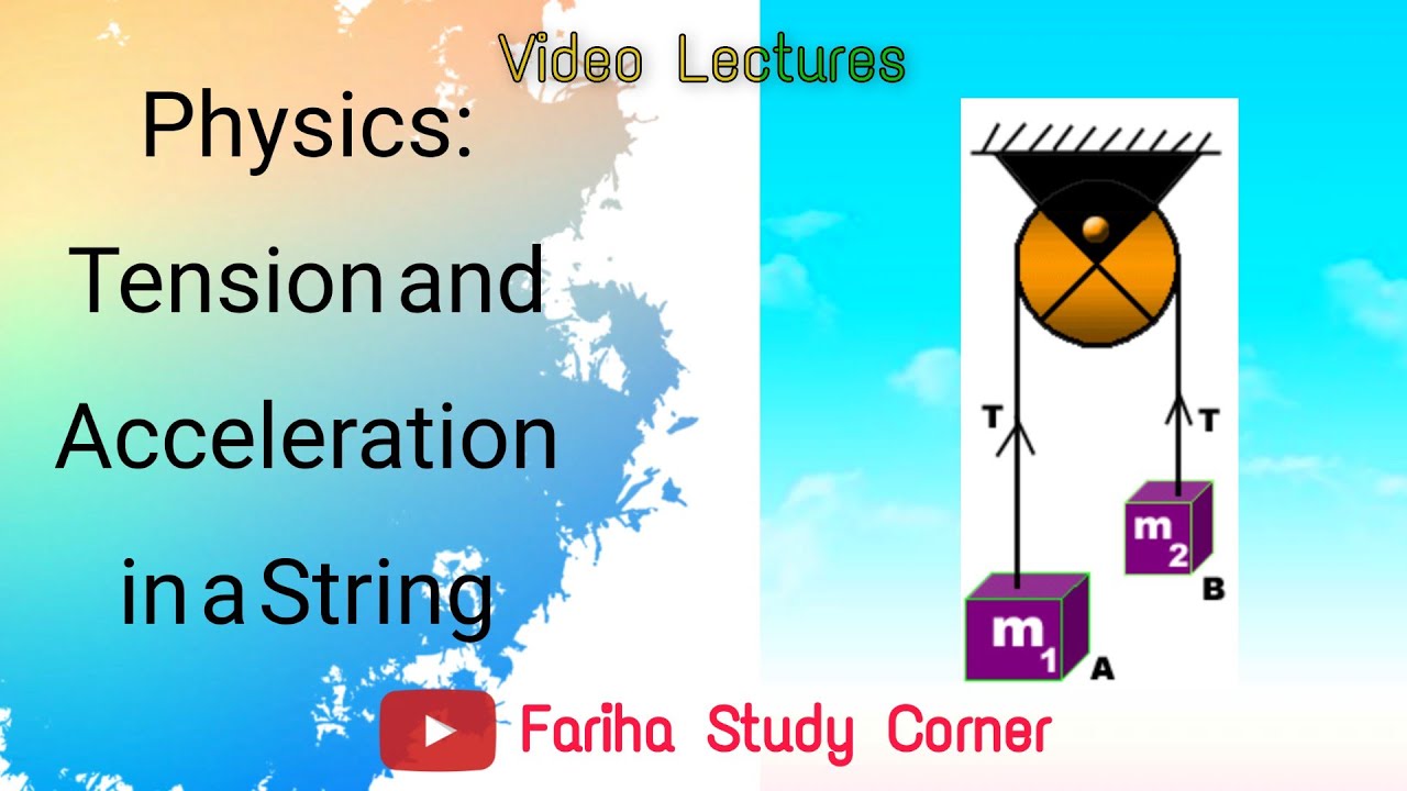 Tension and Acceleration In A String Physics YouTube