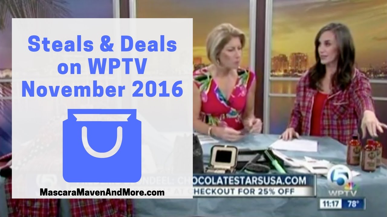 November Steals and Deals on WPTV YouTube