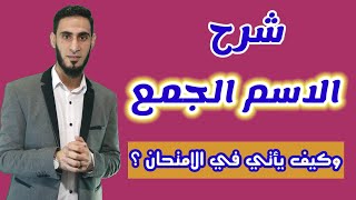 شرح الاسم الجمع للصف الرابع الابتدائي _ أكرم عبد العاطي