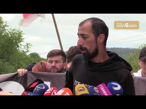 გიგა მაქარაშვილის 13 დღიანი მსვლელობა ენგურის ხიდზე აქციით დასრულდა