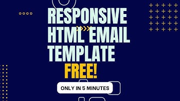 Email Template Tutorial Free - Responsive Email Template - Html Email Template