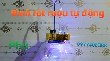 Bình rót rượu bia tự động.