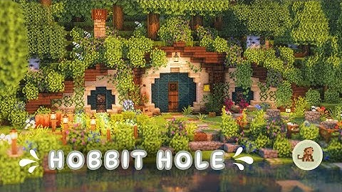 Hobbit Hole & Secret Greenhouse 🌼 | A Minecraft Timelapse