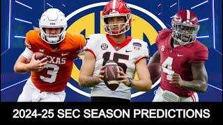 2024 SEC Season Predictions | 2024 College Football Schedule Predictions |