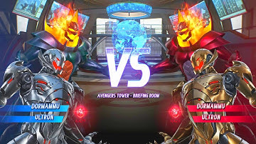 Dormammu Ultron VS Dormammu Ultron America - Hardest AI - Marvel vs Capcom Infinite
