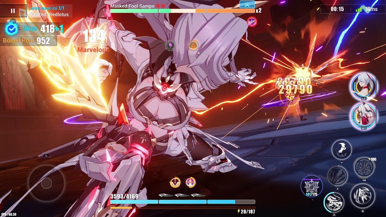 [SEA] Red Lotus - Masked Fool Sampo [527] PAWS/FDD/FWS 784 pts | Honkai Impact 3rd