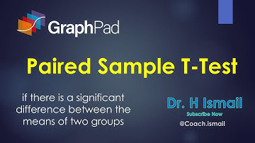How to Perform Paired Sample T-Test in GraphPad Prism | Parametric test | T-Test | Dr.H Ismail
