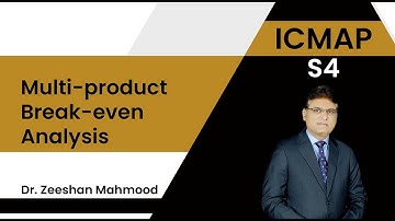 Multi-product Break-even Analysis