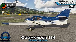 Commander 114 | Across the Alps | Exploring Sim Update 6 | MSFS 2024 🛩️