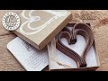 Making a Leather Heart Christmas Tree Ornament - Easy How To DIY