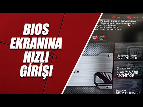 BIOS EKRANINA NASIL GİRİLİR? (ÇOK HIZLI...) #shorts