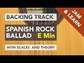 BACKING TRACK: Spanish Rock Ballad in E minor (6/8 time signature)