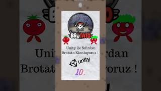 Brotato Klonluyoruz 10.Gün! Mermi Tasarımı-Emission&Bloom 🎨💥 !! #unity #gamedev #gamedevblog #unity