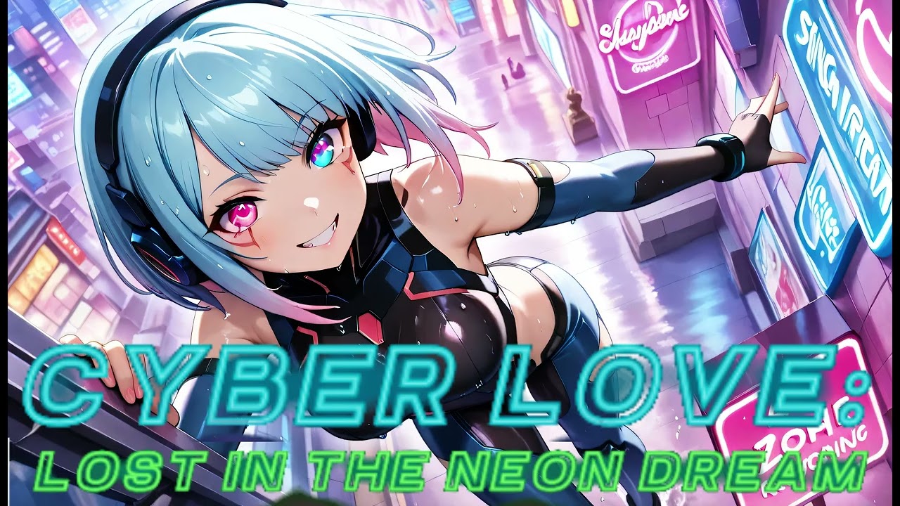 Cyber Love: Lost in the Neon Dream | AiMel (Nightcore / Pop / Love / Original / AI Song)