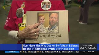 Mother of organ donor reconnects with heart transplant recipient