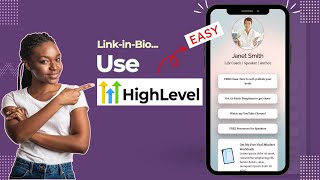 Create this HighLevel Linktree style page
