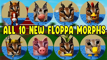 FARM UPDATE  - How To Find ALL 10 NEW FLOPPA MORPHS in Find the Floppa Morphs