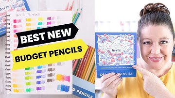 Cheaper than Prismacolor! NEW Arrtx Colored Pencils are JUST AS GOOD!
