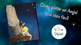 Cómo pintar un ༺ANGEL༻con óleo fácil