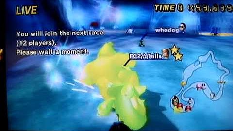 EC2 Tails LIVE VIEW in action Mario Kart Wii WFC hacker online