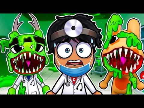HOSPITAL FULL OF SLIME CHALLENGE in ANIMAL HOSPITAL ROBLOX!