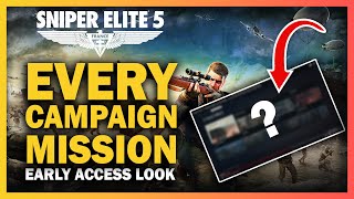 EVERY CAMPAIGN MISSION IN SNIPER ELITE 5 (Early Access Sneak Peek)