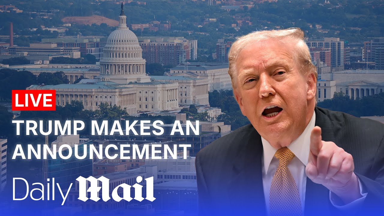 LIVE | US President Trump makes an announcement