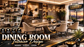 Top 25 Luxury Dining Room Design Ideas 2026 | Modern Dining Interior Design | Elite Home Decor Top 25 Luxury Dining Room Design Ideas 2026 | Modern Dining Interior Design | Elite Home Decor