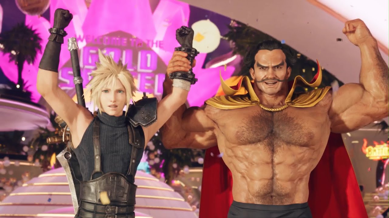 Crowd reaction when Cloud reached Gold Saucer and beat Dio - Final Fantasy VII Rebirth