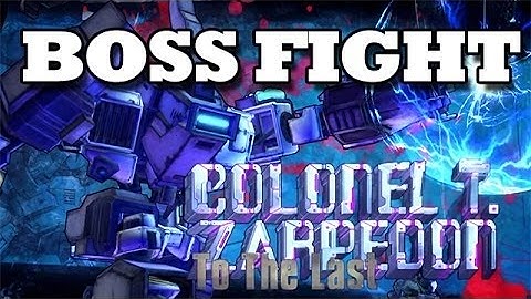 Borderlands the Pre-Sequel! Colonel T. Zarpedon Battle Theme
