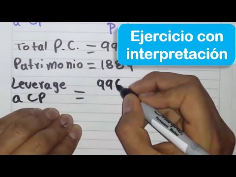 Como calcular LEVERAGE a CORTO PLAZO 👉 Ejercicio Resuelto