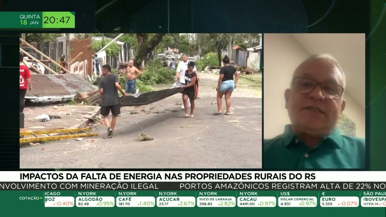 Impactos da falta de energia nas propriedade rurais do RS