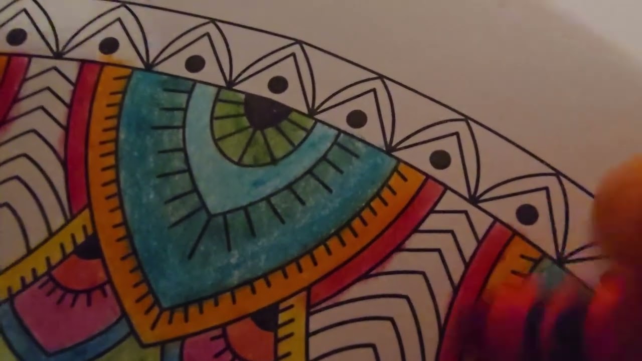 ASMR Fast and Aggressive Coloring Crayons Relaxing Tapping Triggers for Tingles Immunity No Talking 