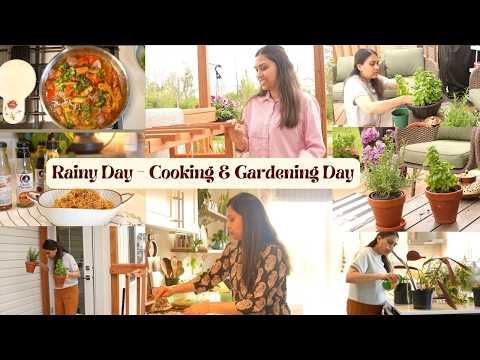 Rainy Day Cooking I Garden Decor I Plant Care I Nature walk