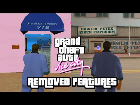 GTA Vice City Beta and Removed Features