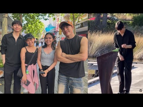 Justin Retta Perth SB19 Stell Justin in Perth Australia Meet Fans while Walking on the ...
