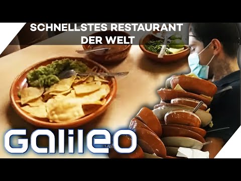 In Sekunden essen serviert bekommen! Das schnellste Restaurant der Welt! | Galileo | ProSieben