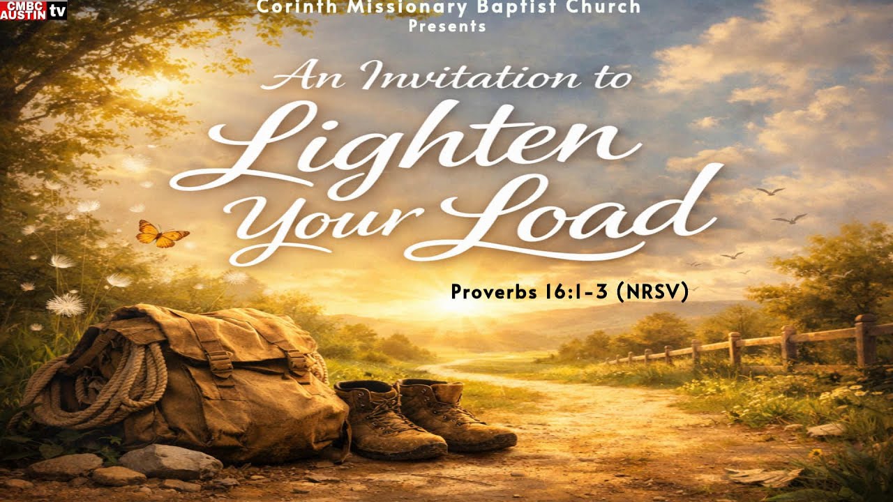 An Invitation to Lighten Your Load l Pastor Gary M. Renfro