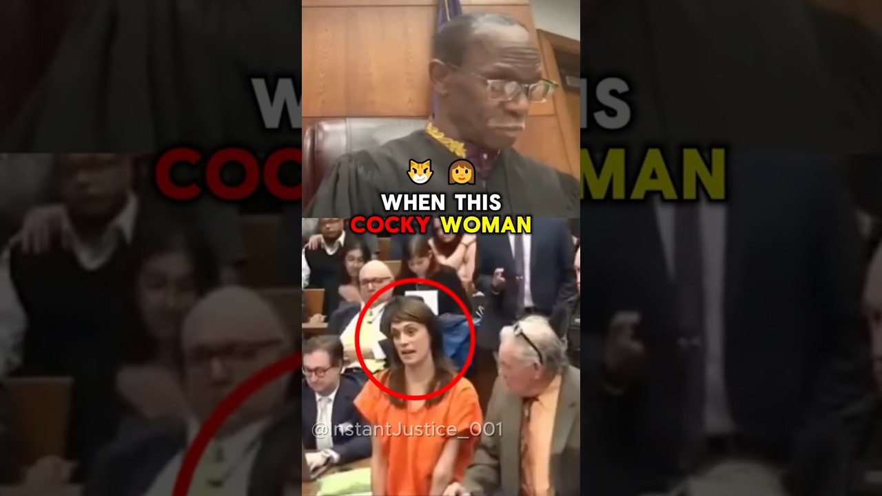 Judge makes COCKY WOMAN Regret SASSING HIM! #shorts #court #judgesimpson