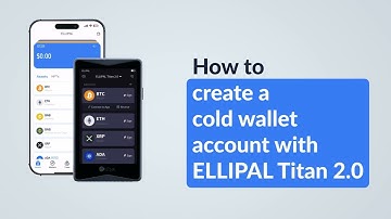 How to create a cold wallet account with ELLIPAL Titan 2.0?