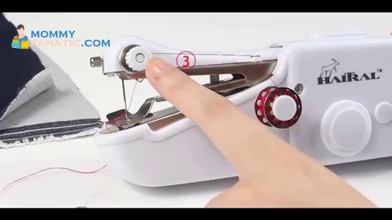 Handheld sewing machine - portable mini sewing machine step by step st–  mommyfanatic