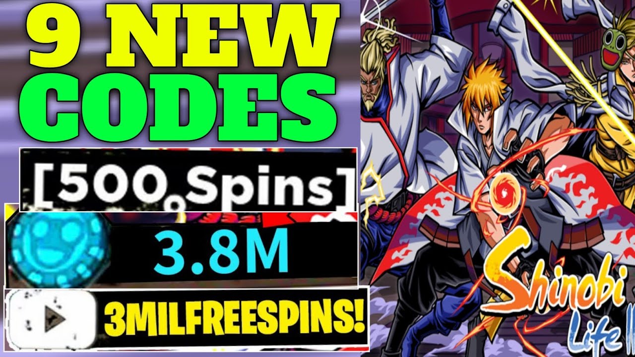 Shindo Life New Update Codes - FREE Spins, RellCoins & XP