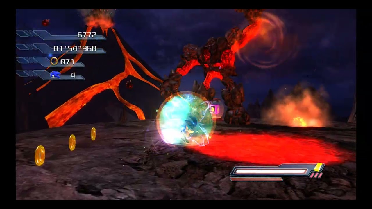 Sonic 06 Legacy of Solaris Physics Sonic's Flame Core FreeStyle