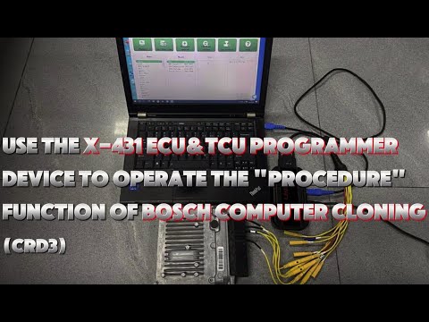 Launch X431 ECU Programmer Clone Mercedes Benz CRD3 ECU on Bench- launchx431.fr