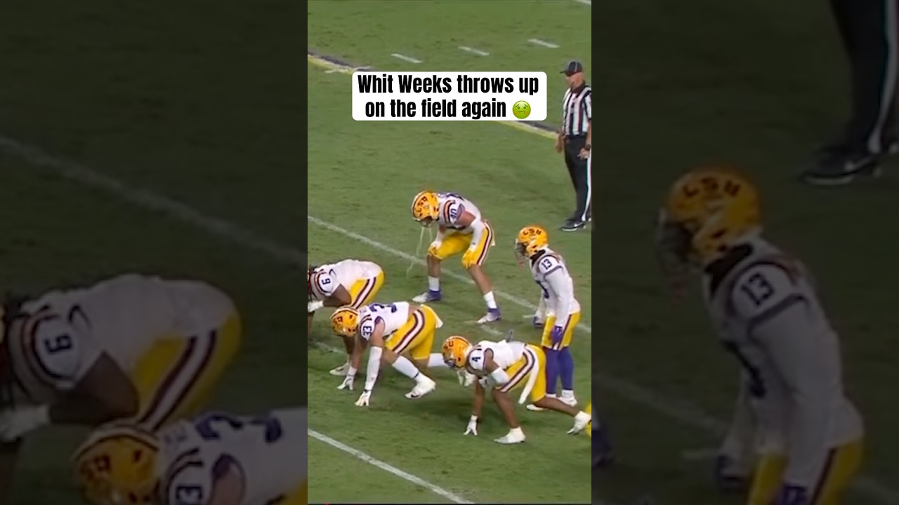 Whit Weeks keeps throwing up 😭