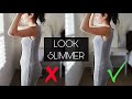 How To INSTANTLY Look Slimmer Slender Skinny | 11 Style Tricks