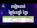 ដាក់ថ្ងៃខែឆ្នាំខ្មែរexcel How to insert khmer date in excel | rean khmer computer